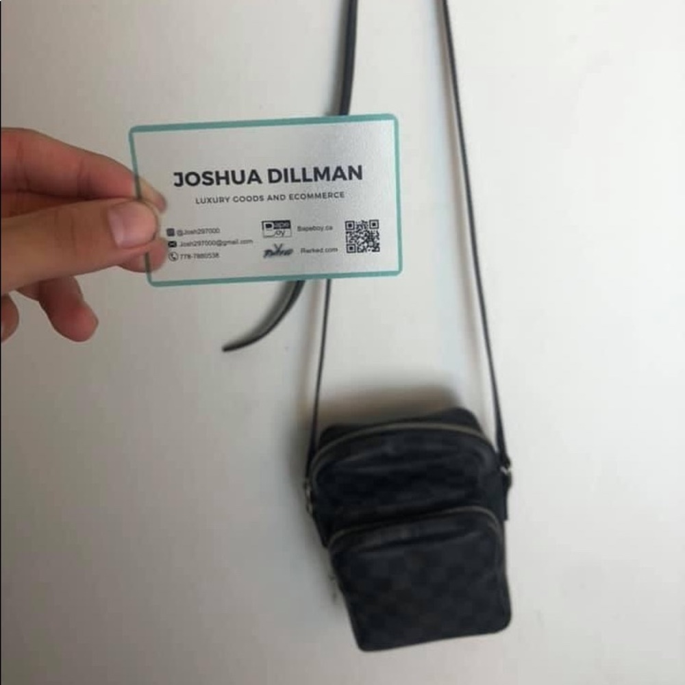 Louis Vuitton graphite Amazon bag